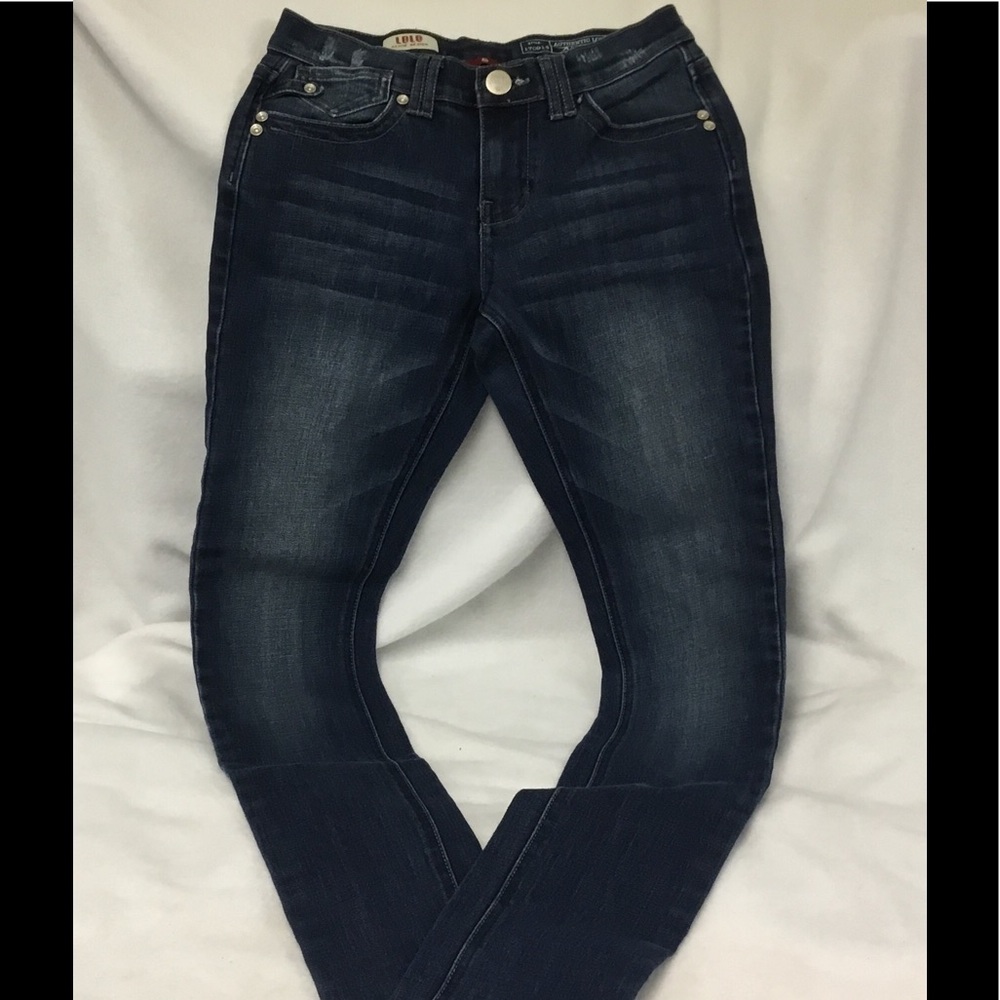 Lolo Denim Design Classic Skinny Jean Juniors Sz 5 - Picture 1 of 6