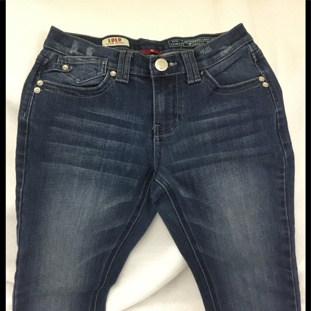 Lolo Denim Design Classic Skinny Jean Juniors Sz 5 - Picture 2 of 6