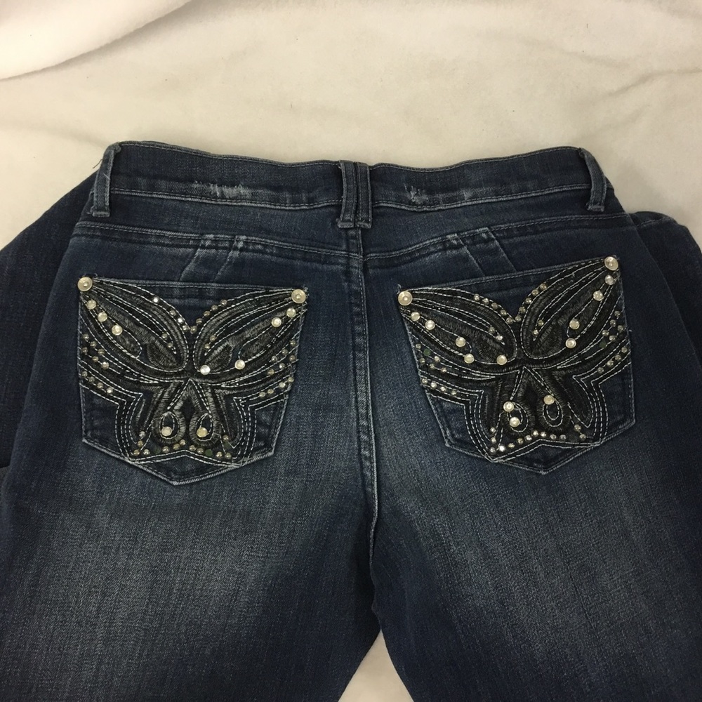 Lolo Denim Design Classic Skinny Jean Juniors Sz 5 - Picture 3 of 6