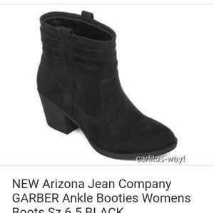 Arizona jcpenney black booties