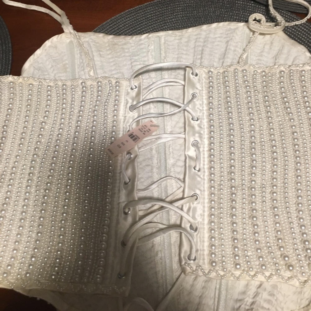 Victoria secret pearl corset