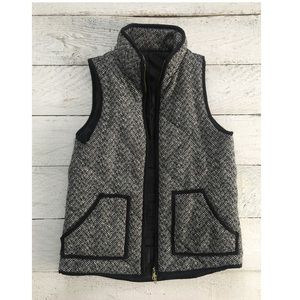 j crew inspired herringbone vest