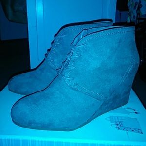 Taupe booties brand new