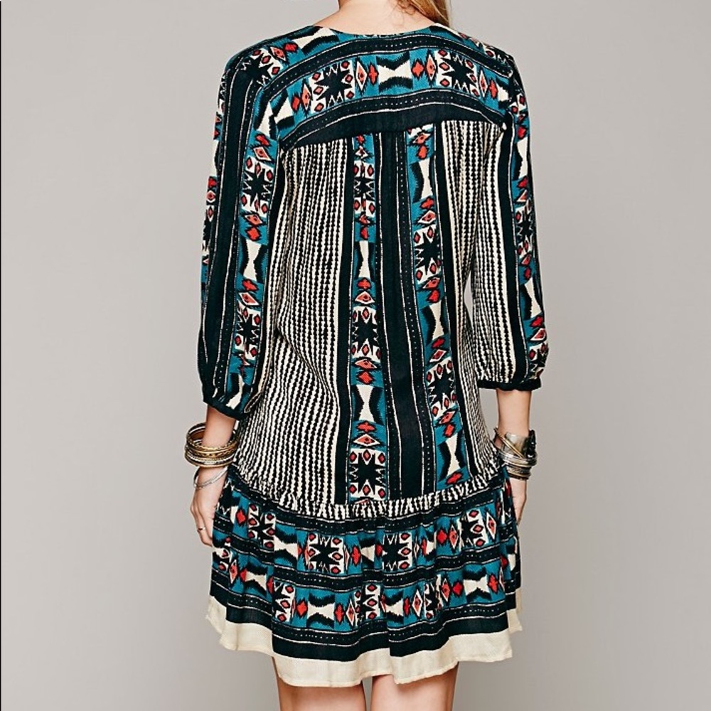 Bow + Arrow Henley Tunic DRESS - Picture 2 of 4