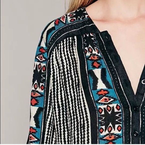 Bow + Arrow Henley Tunic DRESS - Picture 3 of 4