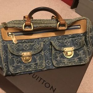 Louis Vuitton limited edition jeans bag