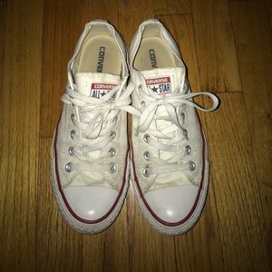 White Converse classic