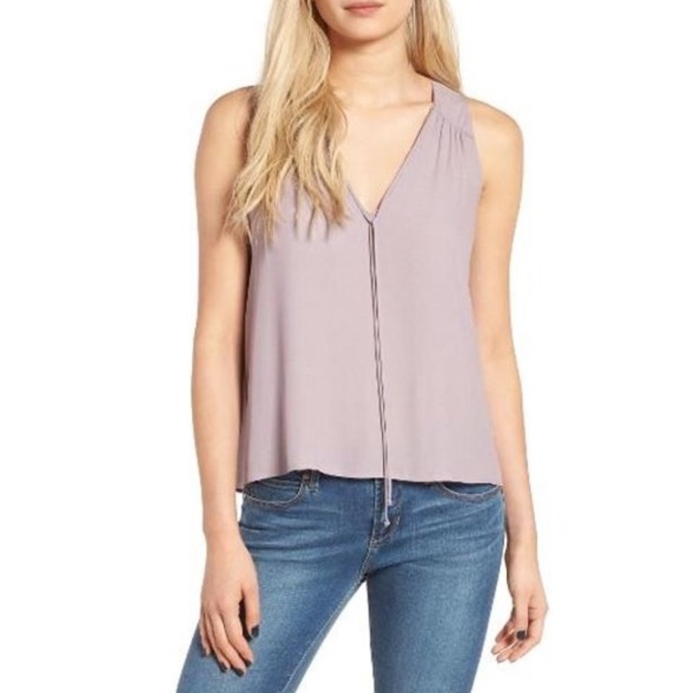 Lush tie neck tank