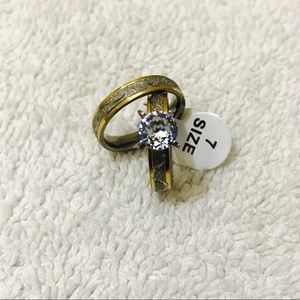 Stainless Steel Wedding/Engagement set