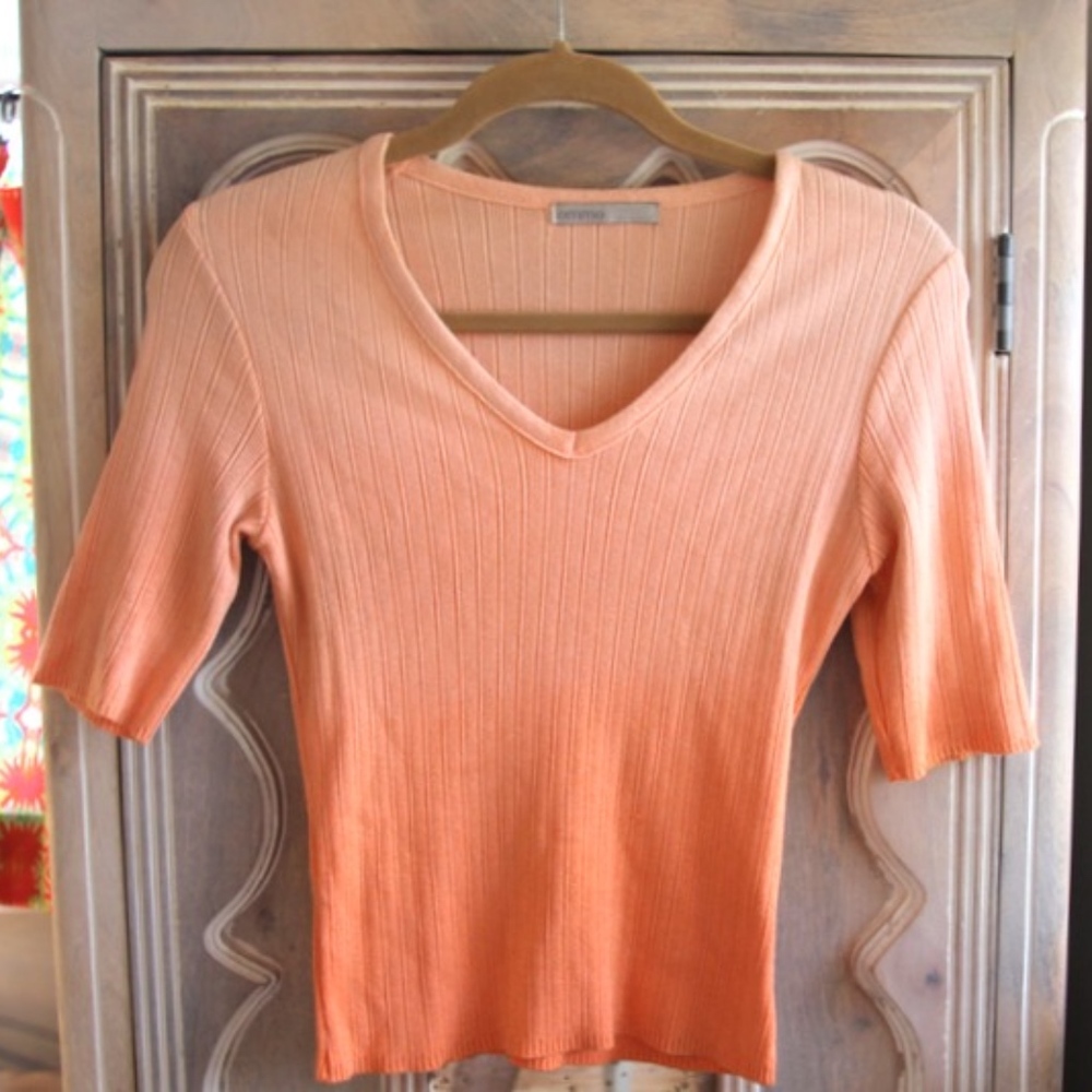 Ombre Peach and Orange Top