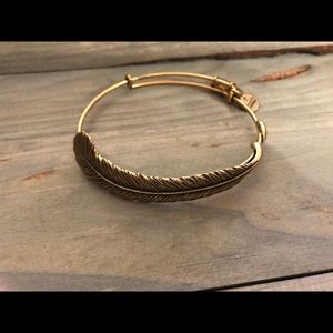 Alex and Ani feathered bracelet