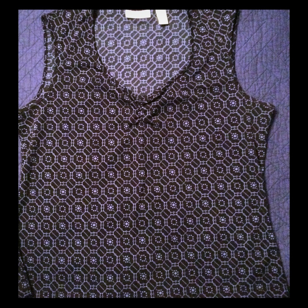 Amanda Smith sleeveless top, large