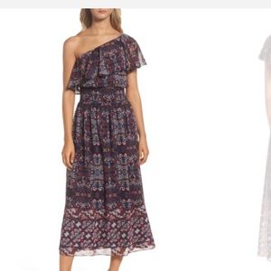 Vince Camuto One Shoulder Maxi Dress