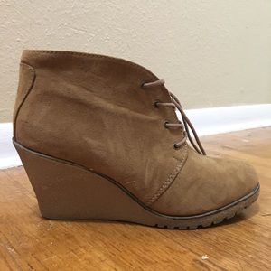 Xappeal Wedge Booties - Size 9