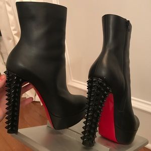 Christian Louboutin Studded Heel Boots