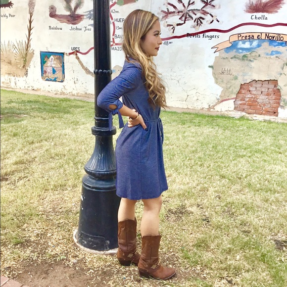 Denim Look Shirt Dress~Host Pick~On SALE❗️ - Picture 4 of 6