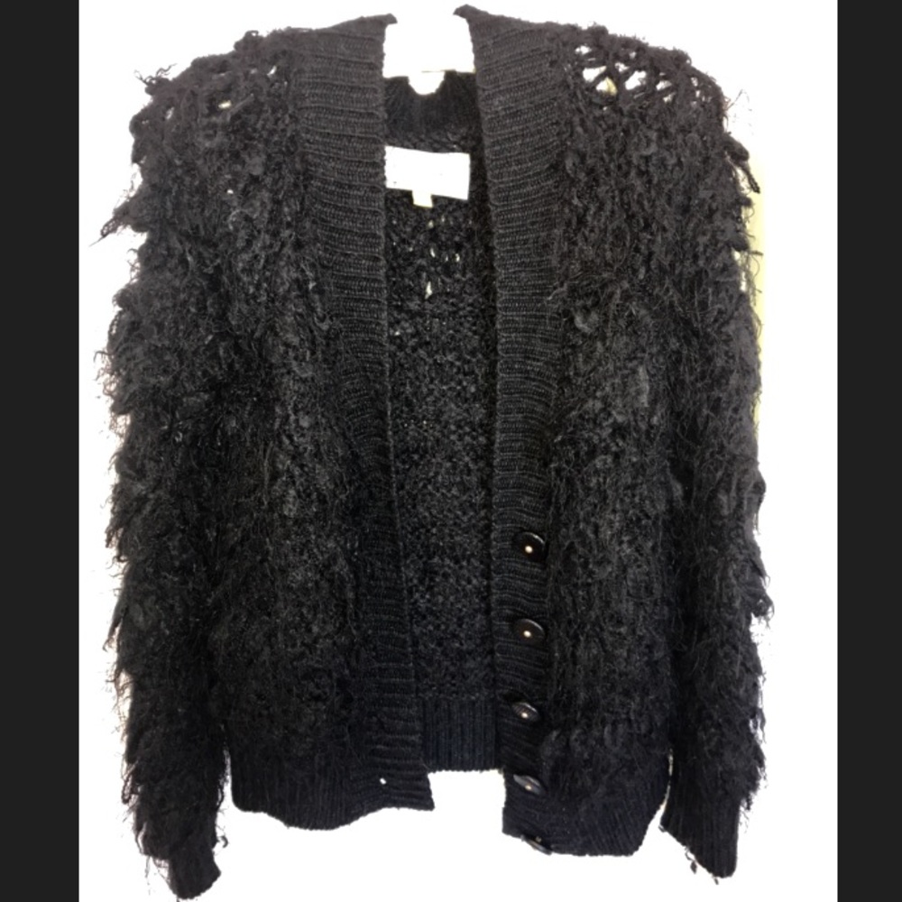 Wool Black Leifsdottir Cardigan - SM