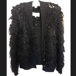 Wool Black Leifsdottir Cardigan - SM
