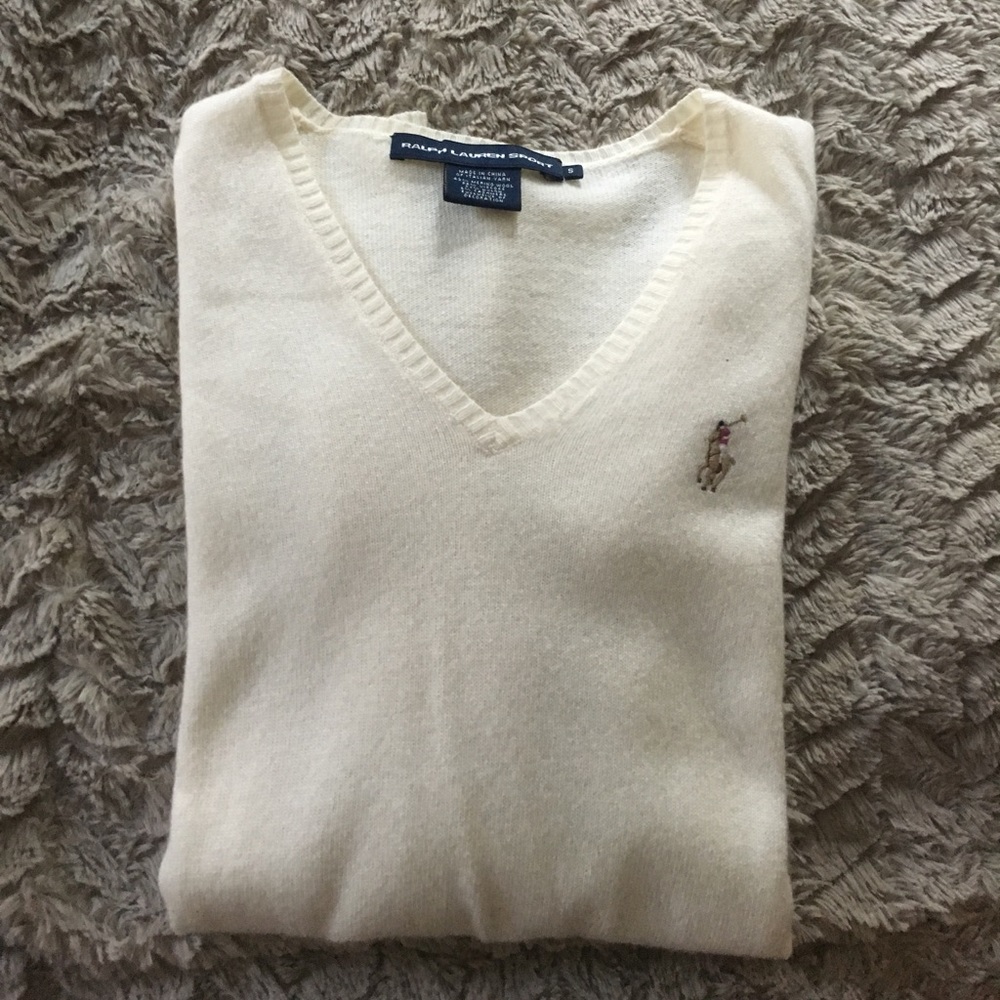 RALPH LAUREN Women's V-Neck Sweater