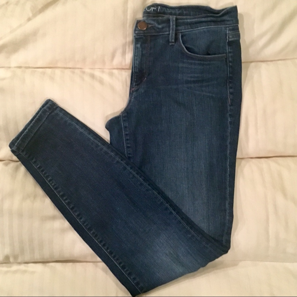 Loft Skinny Jeans in Medium Blue Wash