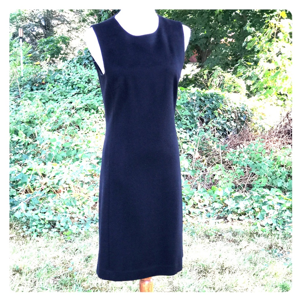 Theory Bergdorf Goodman Cashmere Wool Dress Size 8