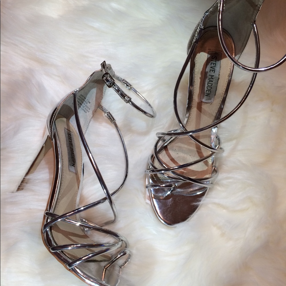 Steve Madden Satya Metallic Heels