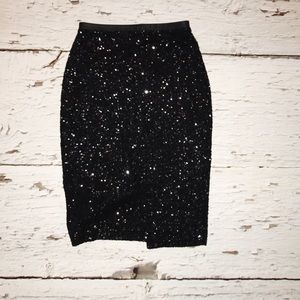 Express sequin pencil skirt size 0