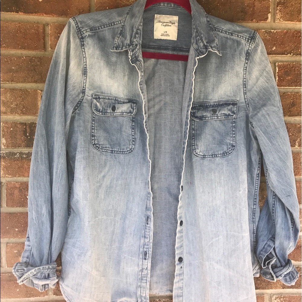 Jean button up