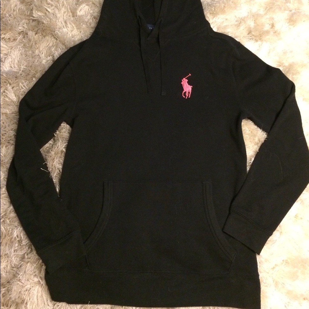 Rare polo Ralph Lauren pink pony sweatshirt hoodie