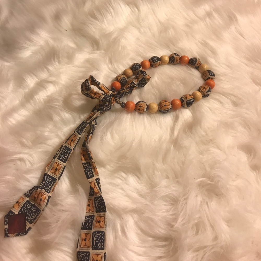 Beaded Necktie Necklace