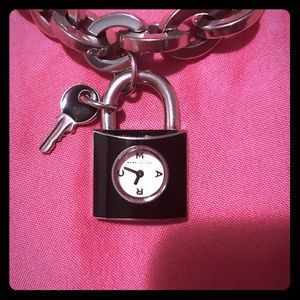 Marc by Marc Jacobs Lock&Key Watch Charm Bracelet