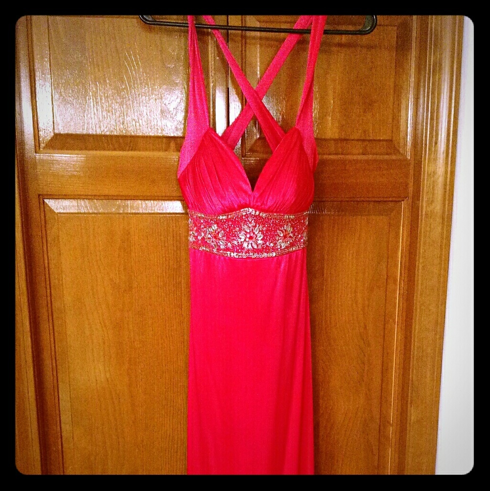 Pink formal dress