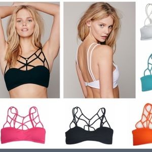 Women's cut out bralet, crop top, bandeau