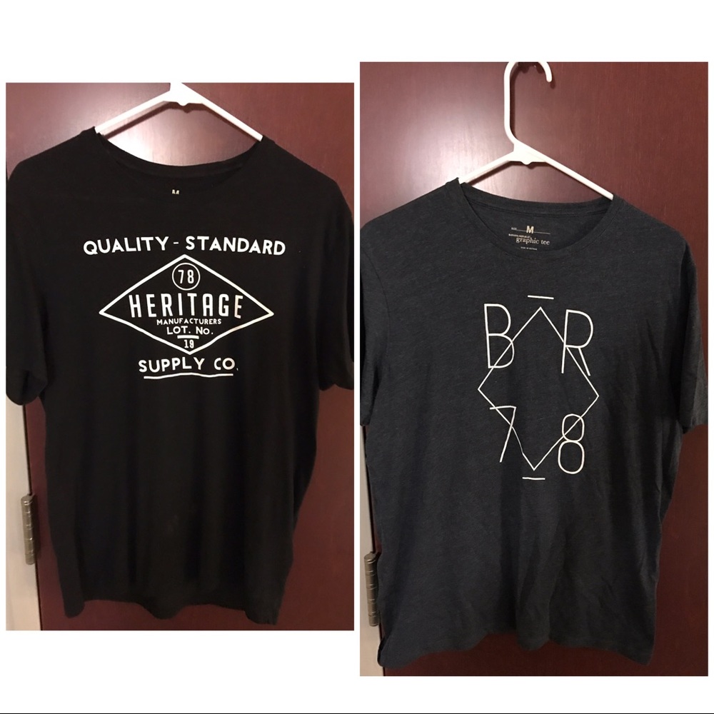 Set of two Banana Republic shirts.
