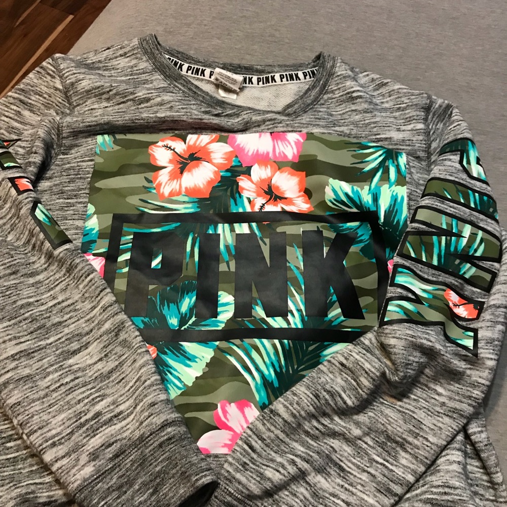 Victoria Secret PINK long sleeve Hawaiian!