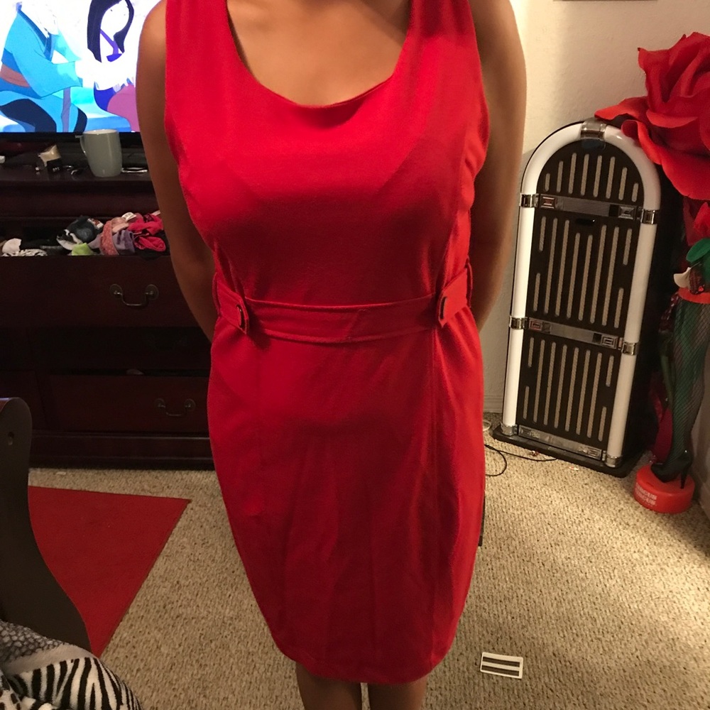 Red dress