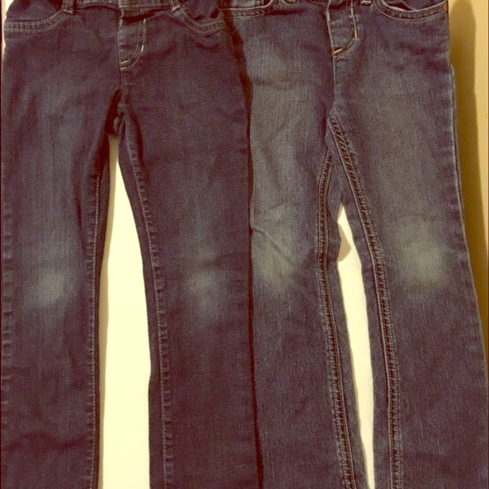 Seven pairs of jeans