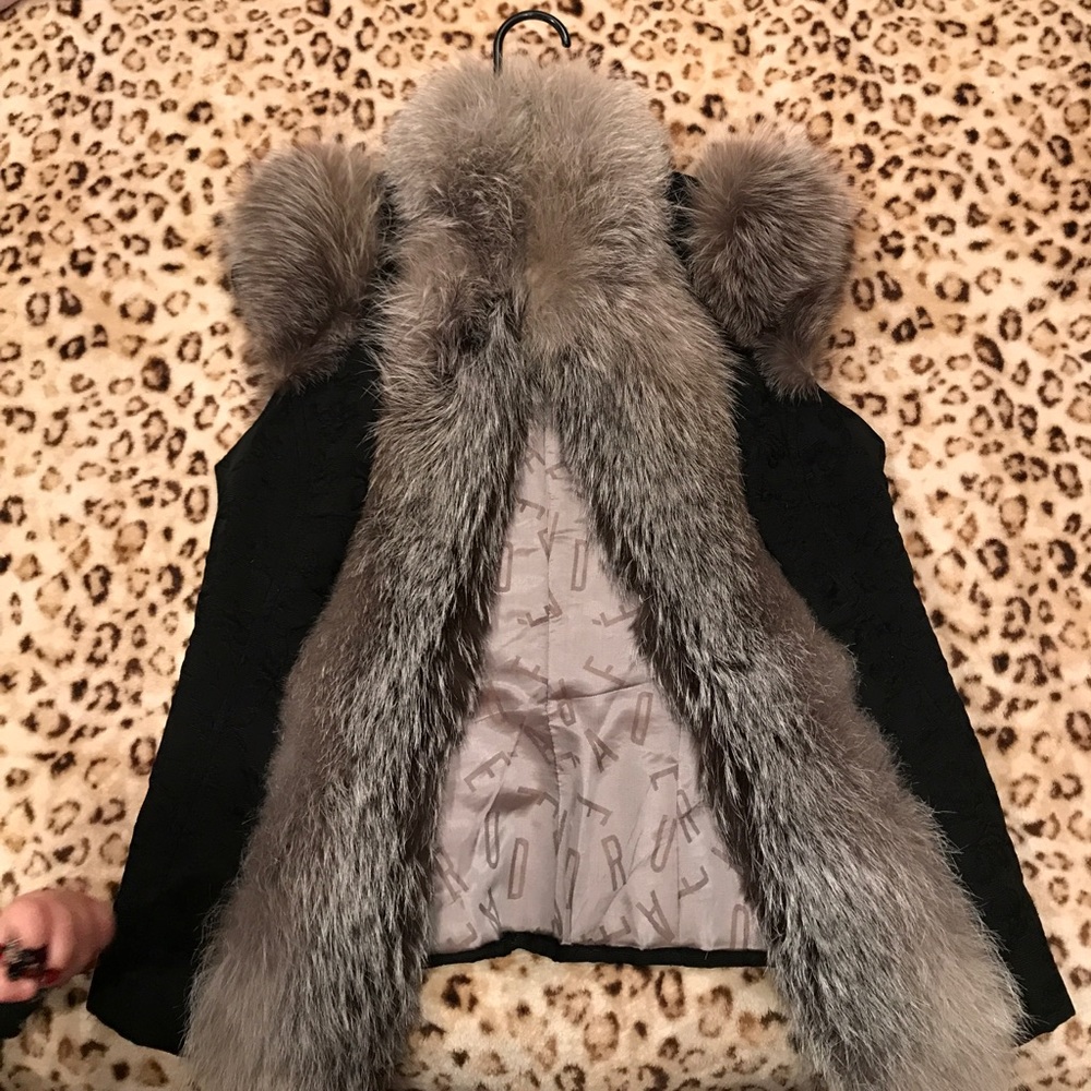 Jacket, natural fur, Scandinavian fox