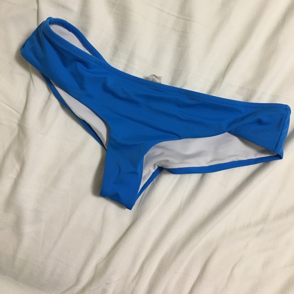 Victoria's Secret Cheeky Bottoms Blue Small