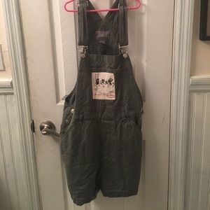 Vintage overalls with Emily strange
