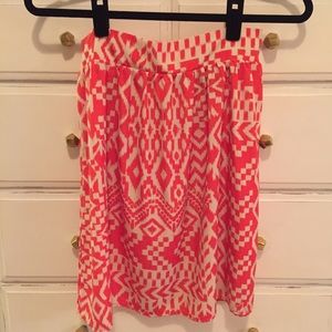 High waisted skirt