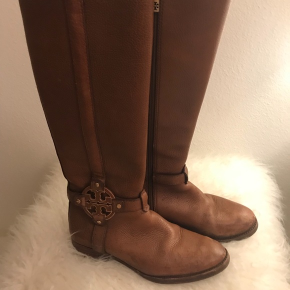 Tory Burch Shoes - Tory Burch Brown Amanda Riding Boots