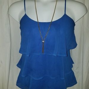 MY FAVORITE CANDIES SPAGHETTI STRAP TOP SZ L