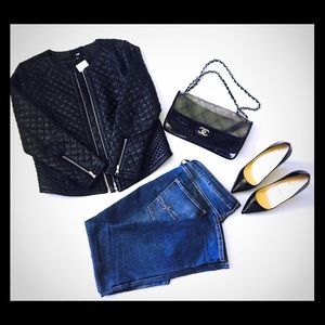 NWT H&M Faux leather jacket