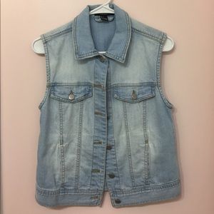 F21 Denim Vest
