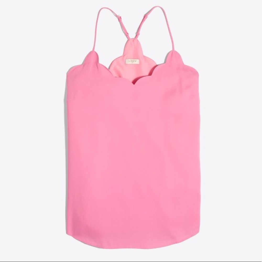 J. CREW 💖 scalloped cami