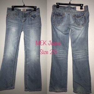 PriceDrop MEK Jeans. Size 29, Bootcut
