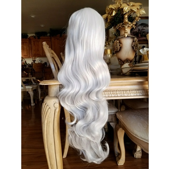 White ChiffonGray Beauty Wig main image 8