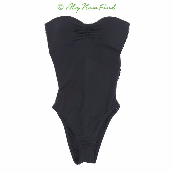 NWOT THE BIKINI LAB BANDEAU ONE PIECE SWIMSUIT - Picture 1 of 3