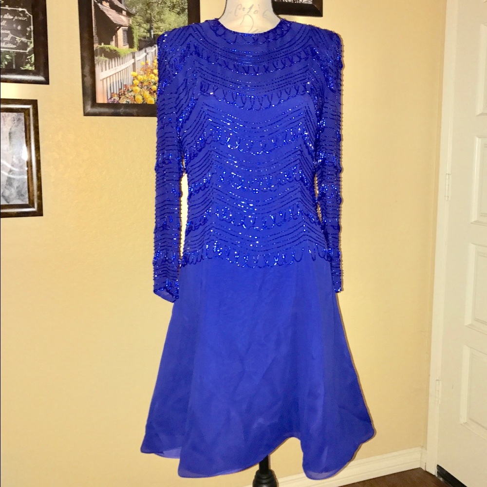 Vintage Scala Silk Gown